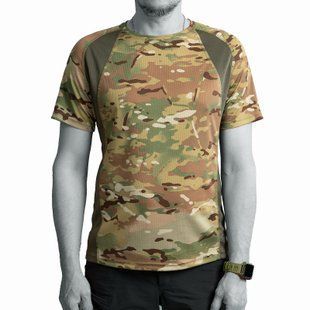 Футболка UATAC потовідвідна CoolAir Mix Мультикам+Олива (Multicam+olive) 532210143 фото