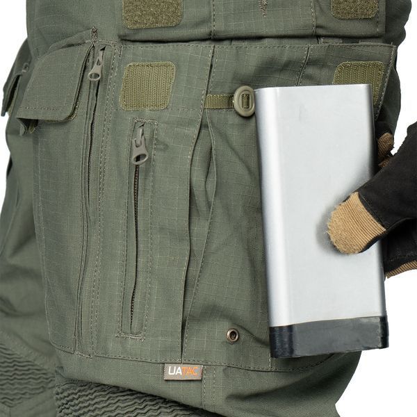 Штурмовые штаны UATAC Gen 5.7 Оливка (Olive) с наколенниками 1730 фото