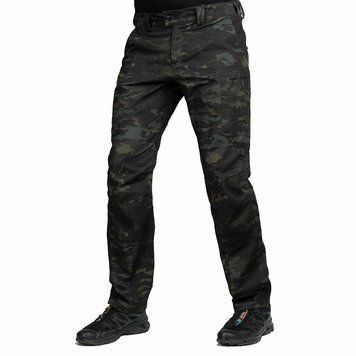 Тактичні штани Uatac Ultralite Чорний Мультикам (Multicam Black) 10050 фото