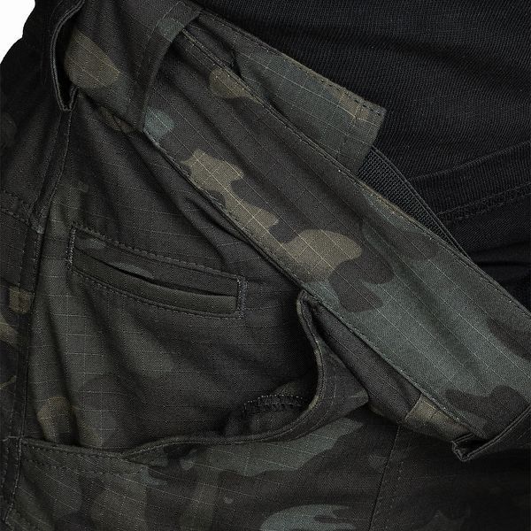 Тактичні штани Uatac Ultralite Чорний Мультикам (Multicam Black) 10050 фото