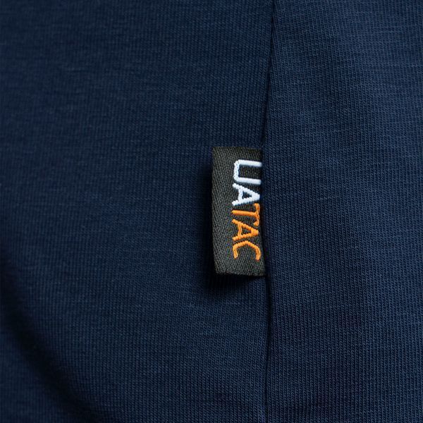 Футболка UATAC з великим принтом UATAC (тризуб) Темно-Синій (Navy blue) 53211623 фото