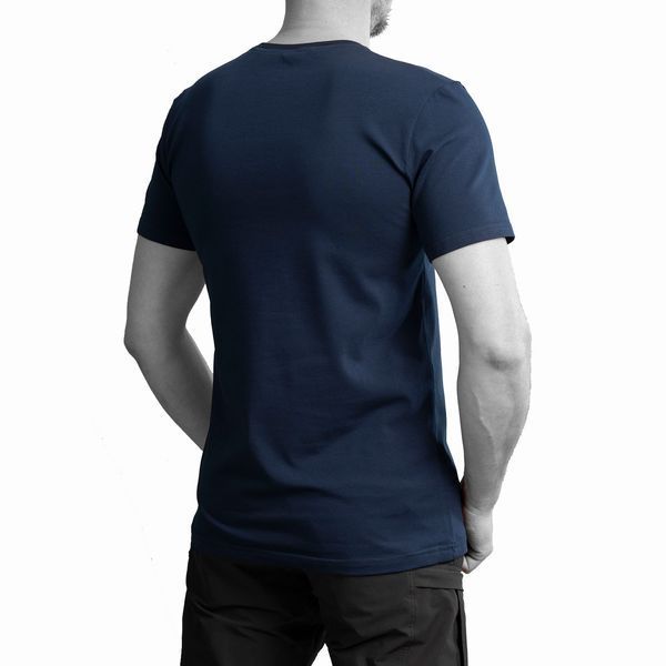 Футболка UATAC з великим принтом UATAC (тризуб) Темно-Синій (Navy blue) 53211623 фото