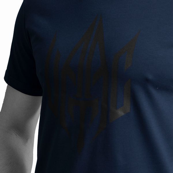 Футболка UATAC з великим принтом UATAC (тризуб) Темно-Синій (Navy blue) 53211623 фото