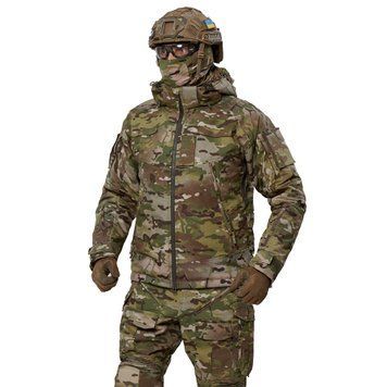 Тактическая зимняя куртка UATAC Multicam Ripstop Climashield Apex 100 3614 фото